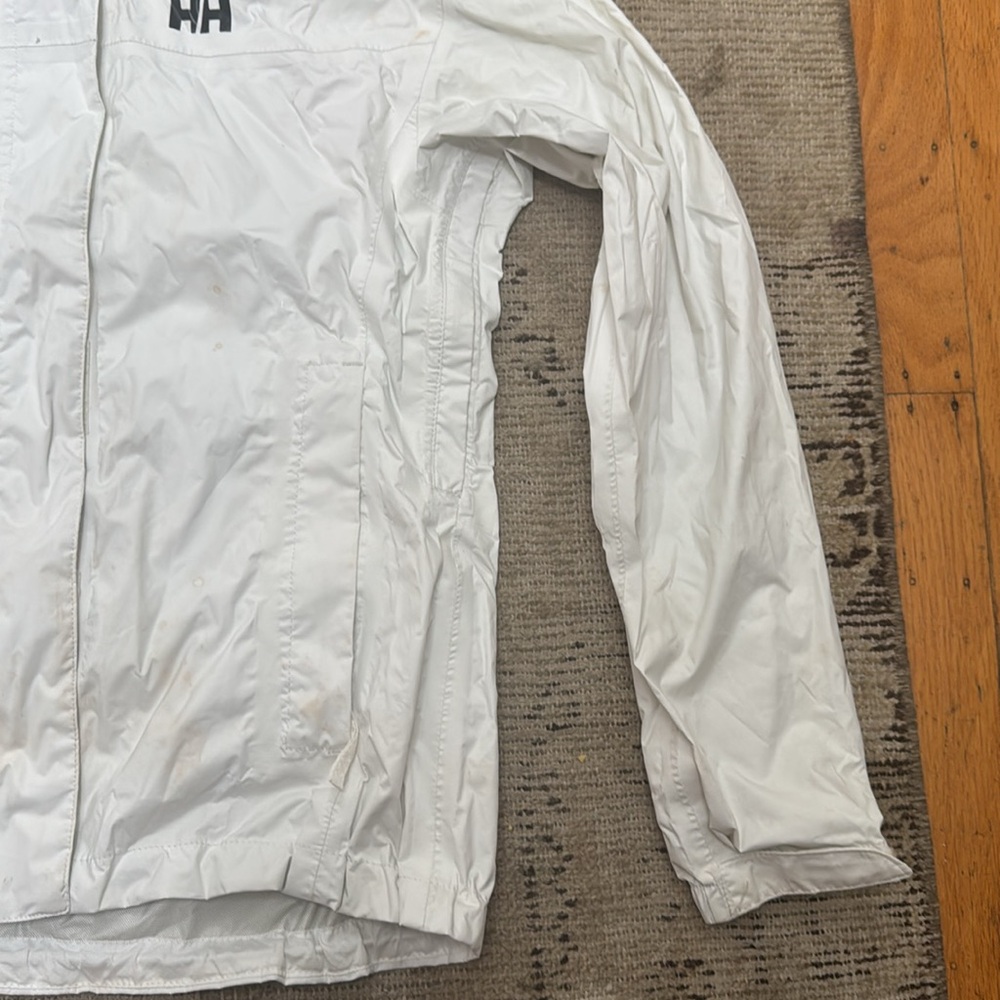 Helly Hansen White Waterproof Shell Jacket Rain J… - image 3